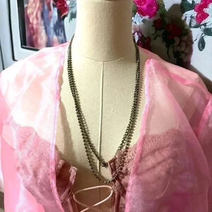 Guess double strand silver  toned chain